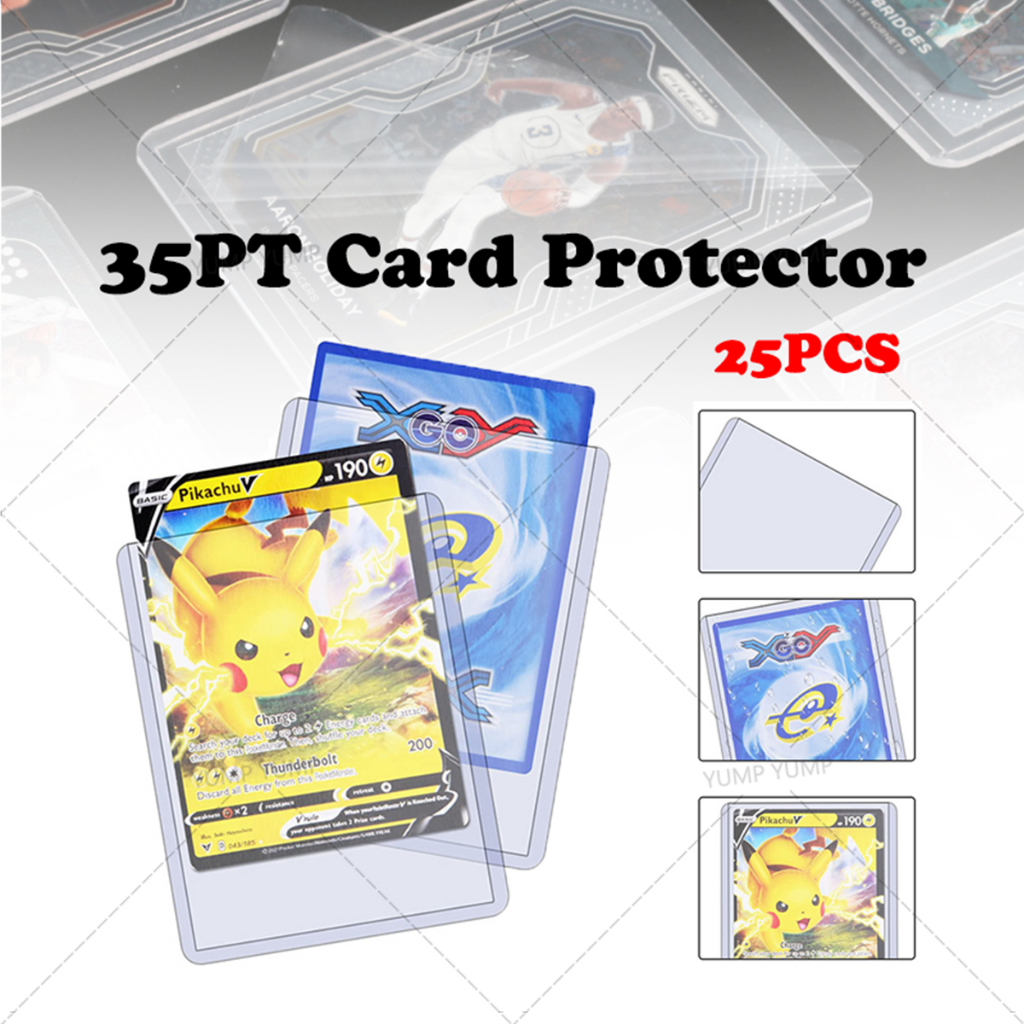 25PCS 35pt Clear Toploader Baseball Card Protectors Case PRIME ...