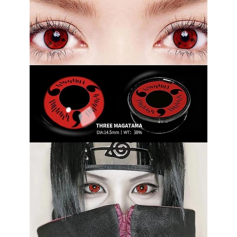 Three Magatama Naruto Contact Lens Shopee Philippines