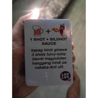 Laklak Card, Drinking Card Game 50 & 100 Cards Tagalog Version | Shopee ...