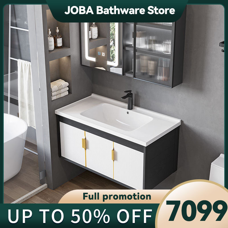 【61*48cm】Bathroom cabinet with mirror vanity cabinet bathroom Cabinet Set bathroom sink with ...