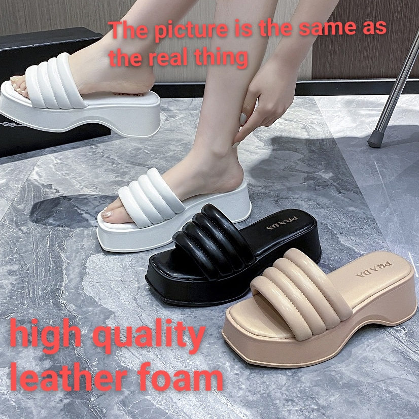 X2B Women's Two Strap Slip-On Heeled Sandals - Block Heel Mules