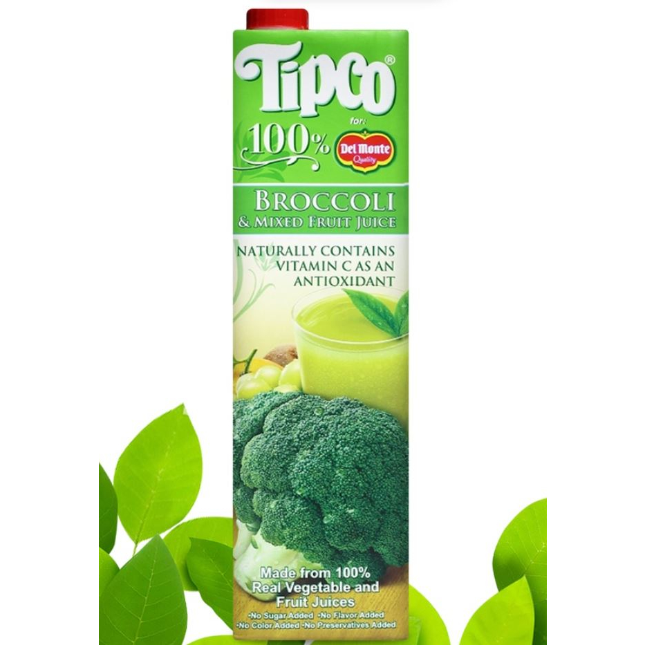 Del Monte Tipco Broccoli & Mixed Fruit Juice 1L Shopee Philippines