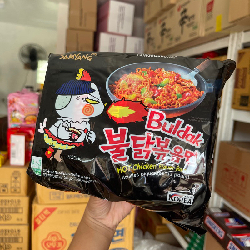 YLOS Samyang Hot Spicy chicken flavor ramen Multi Pack (5pcs in one ...