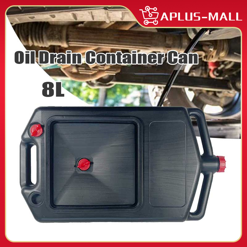 15L Universal Oil Drain Container Can Storage Fluted Collect Pan for ...
