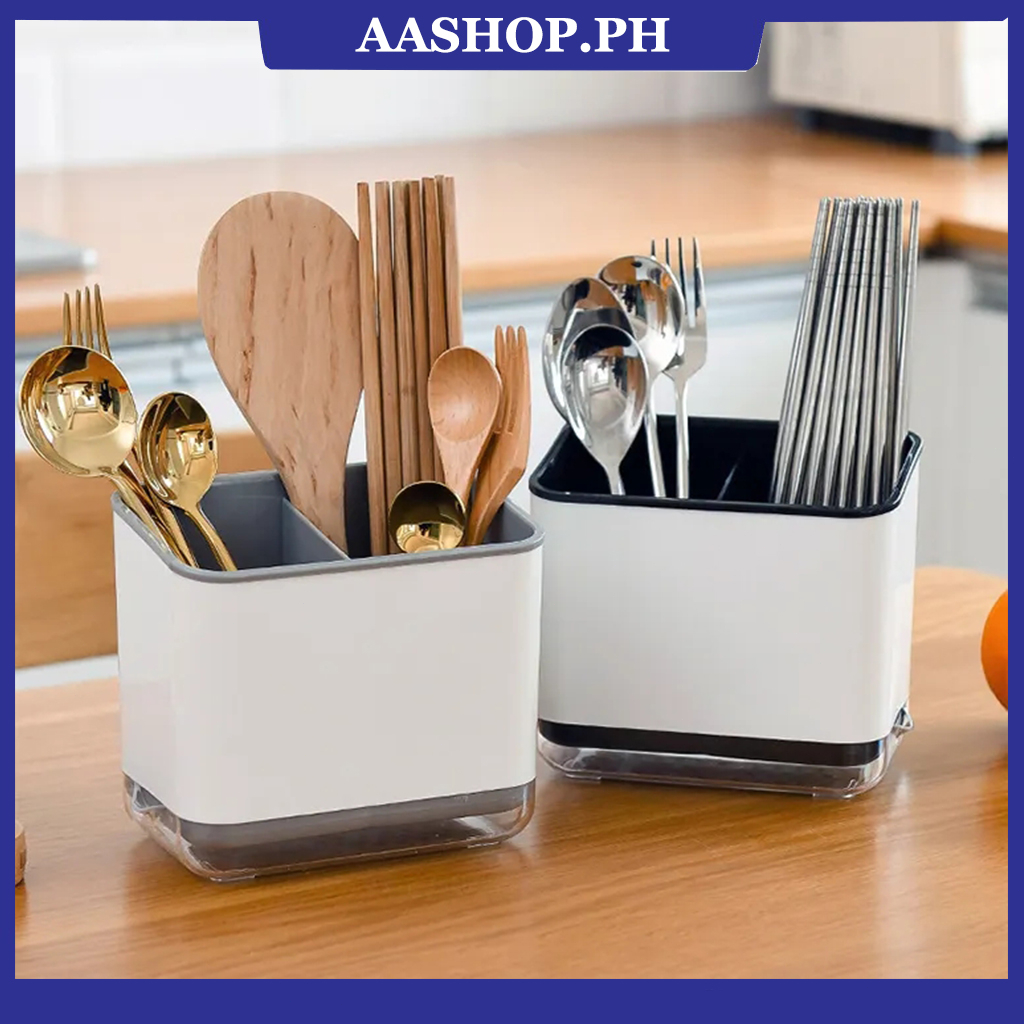 Kitchen Tableware Spoon Utensils Storage Box Rack Holder
