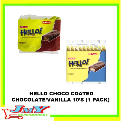 JMY JACK N JILL HELLO CHOCO COATED CHOCOLATE / VANILLA 10'S (1 PACK ...