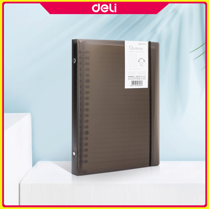 Deli A5/B5 Binder Notebook 20 Holes Loose Leaf Refillable Spiral