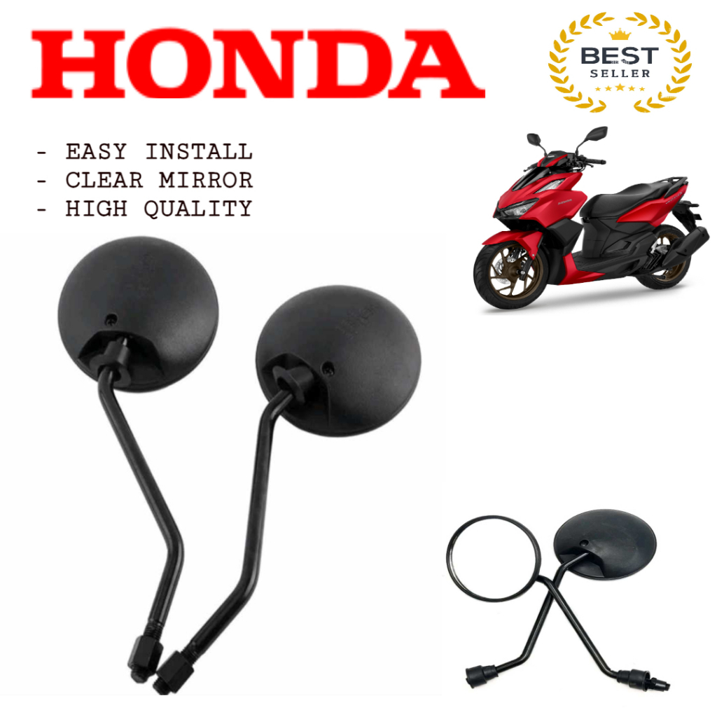 HONDA Click 125i Motorcycle Side Mirror Clear Mirror Long Stem
