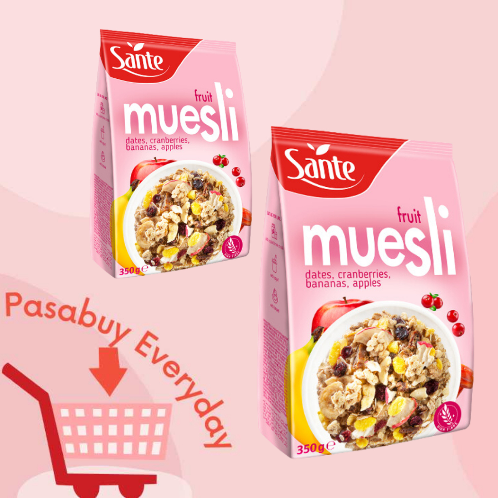 Sante Muesli Whole Grain Fruit 350g Shopee Philippines