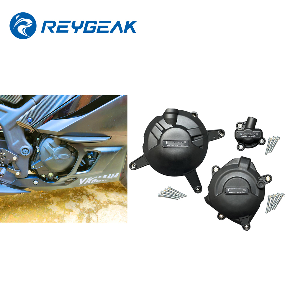 REYGEAK YamahaR3 Mt03 Engine Cover Engine Covers For R3 Mt 03 Motor