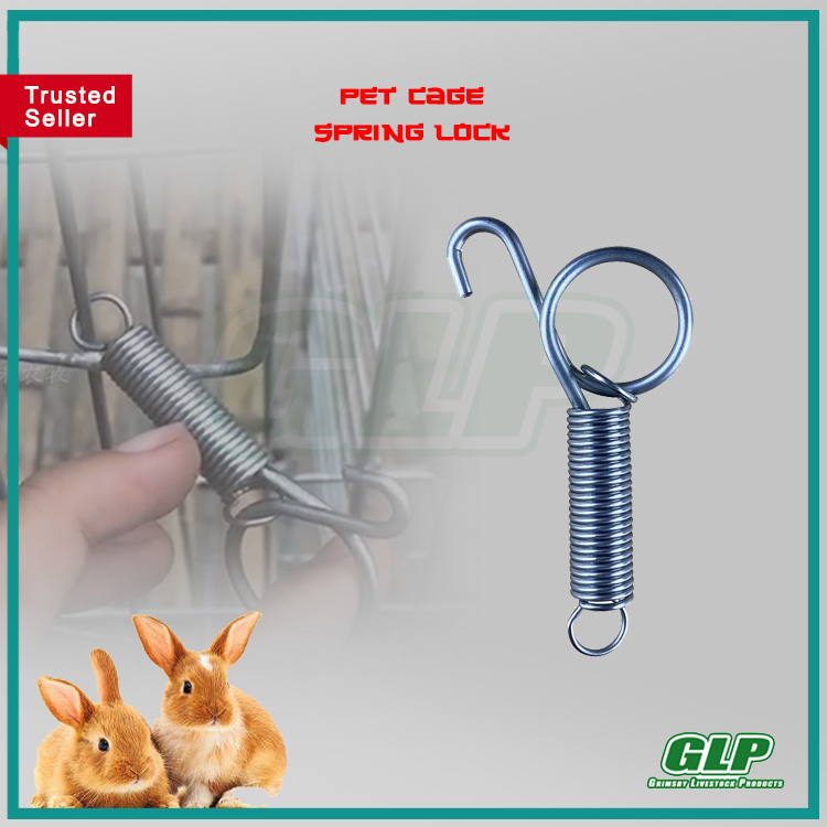 GLP Premium Cage Spring Lock Secure Your Rabbit and other Pets