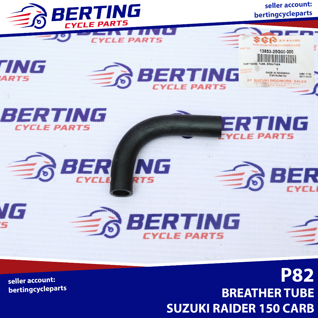 SGP BREATHER TUBE Suzuki Raider 150 Carb Genuine 1385325G00000