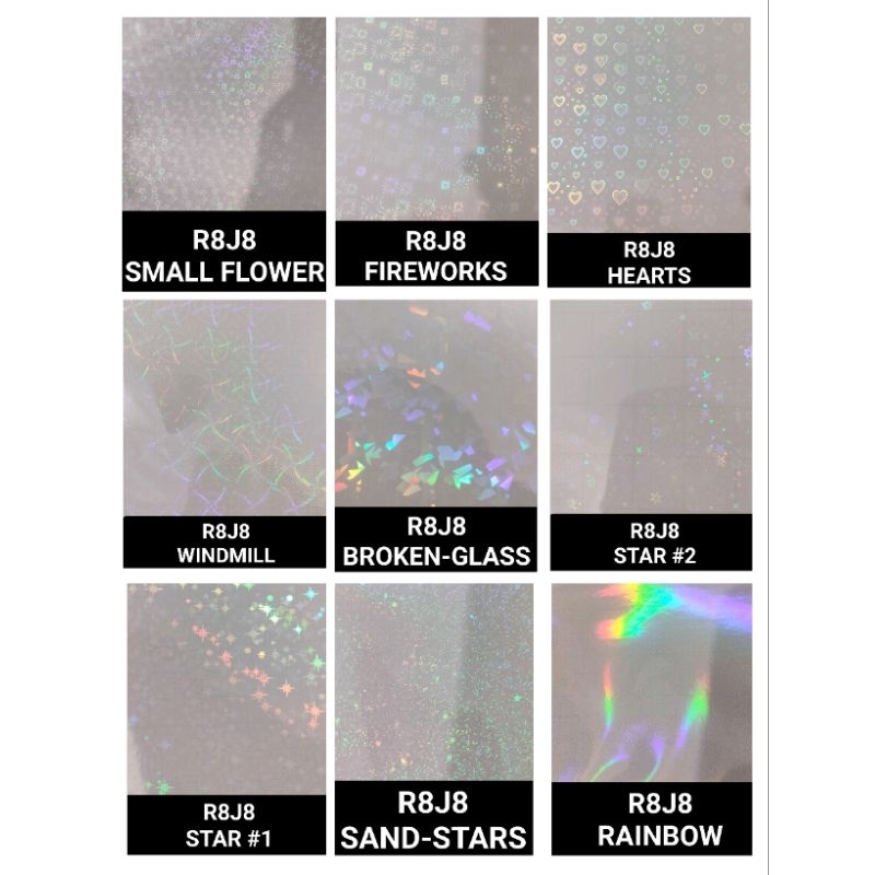 COLD LAMINATING PHOTO TOP WITH PATTERNS #holo | Shopee Philippines