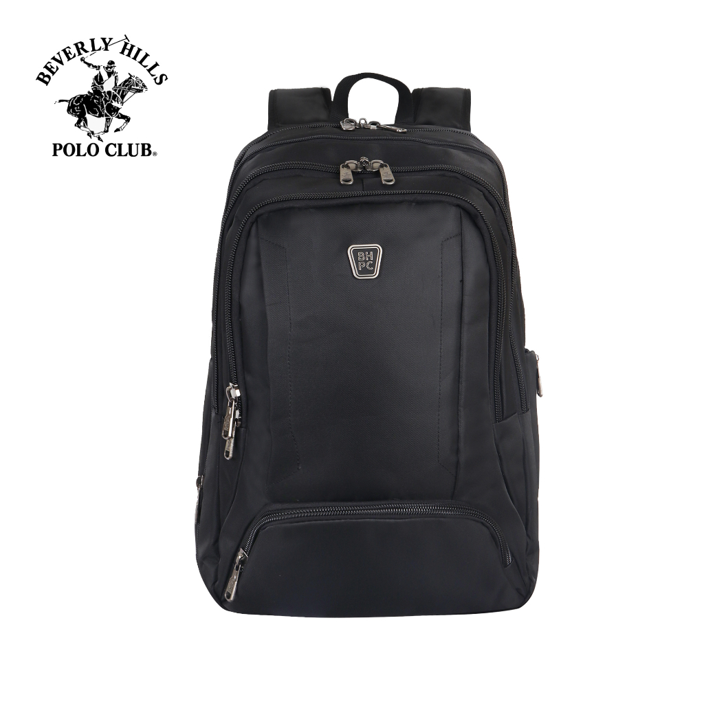 beverly hills polo club laptop backpack Closeout Black and White Multi Compartment Bac Borsabella Laptop Backpacks Beverly Hills