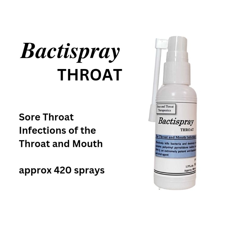 Bactispray Throat - Throat spray for Sore Throat, Tonsillitis, and ...