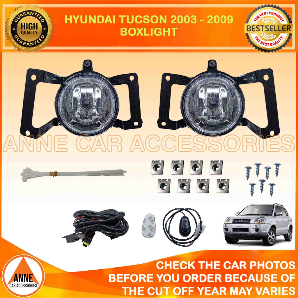 Waterproof Fog Lamp for Hyundai Tucson IX35 2003 2020 Foglight