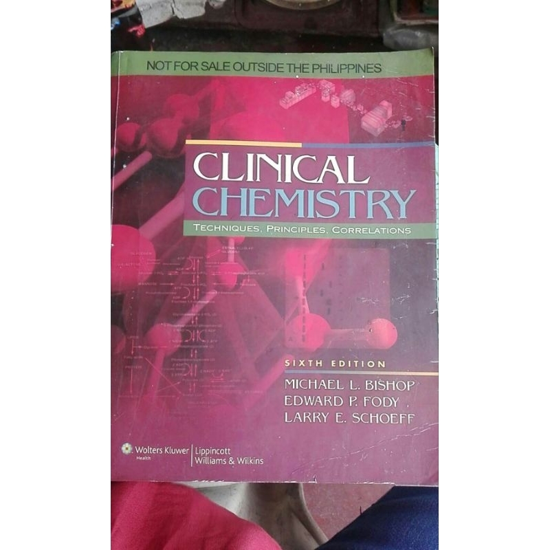 Clinical Chemistry Th Edition Shopee Philippines