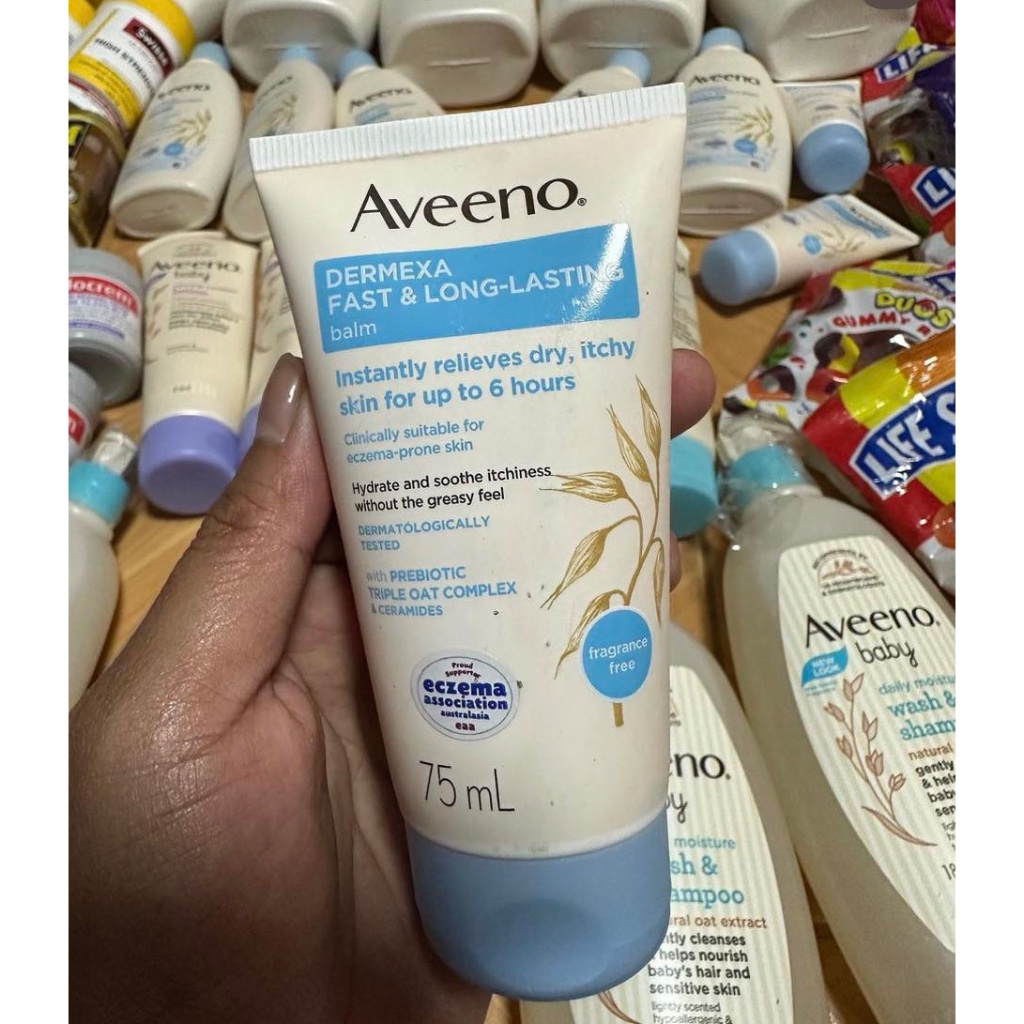 Aveeno Dermexa Fast And Long Lasting Balm 75ml Shopee Philippines 0723