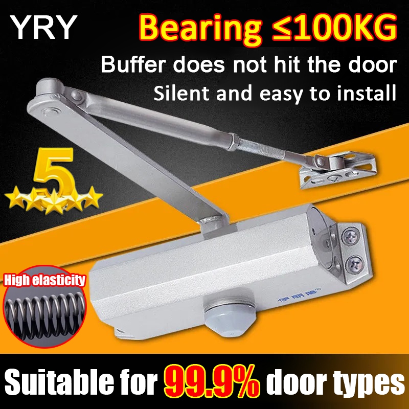 【100 years service life】YRY automatic door hydraulic door closer 100KG ...