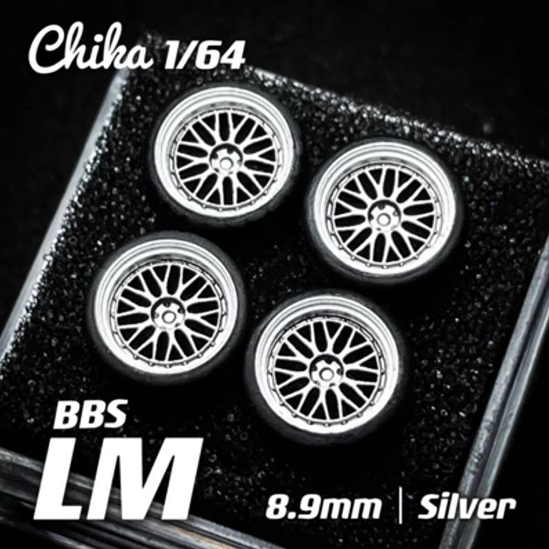 Nabe's Chika Wheels 1:64 Scale BBS LM 8.9mm Diecast Wheel Swap ...