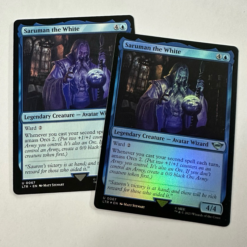 SARUMAN THE WHITE | LTR THE LORD OF THE RINGS | BLUE | MTG MAGIC THE  GATHERING | Shopee Philippines