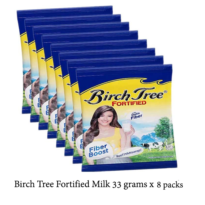 BIRCH TREE MILK FORTIFIED 33G*8SACHETS Shopee Philippines