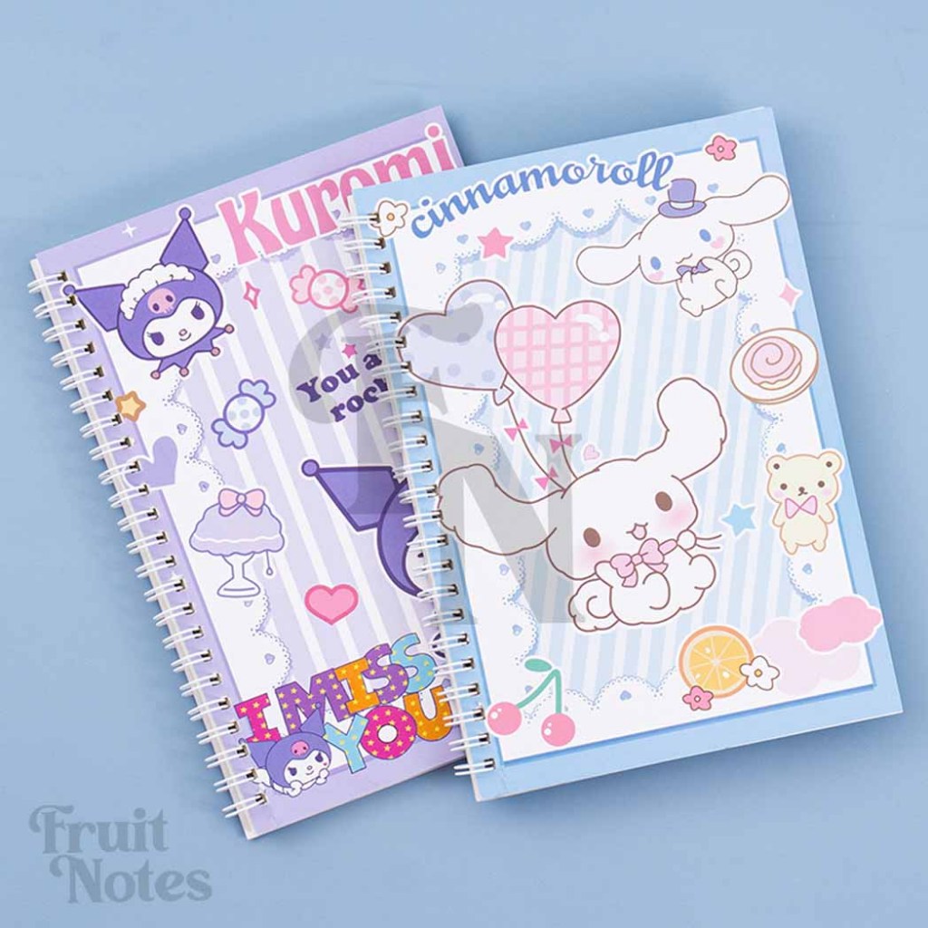 NB026 60 sheets A5 Sanrio Spiral Bind Notebook | Shopee Philippines