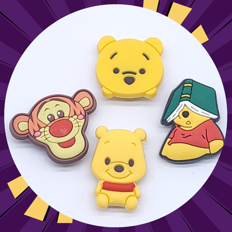 WINNIE THE POOH-JIBBITZ SHOECHARMS | Shopee Philippines