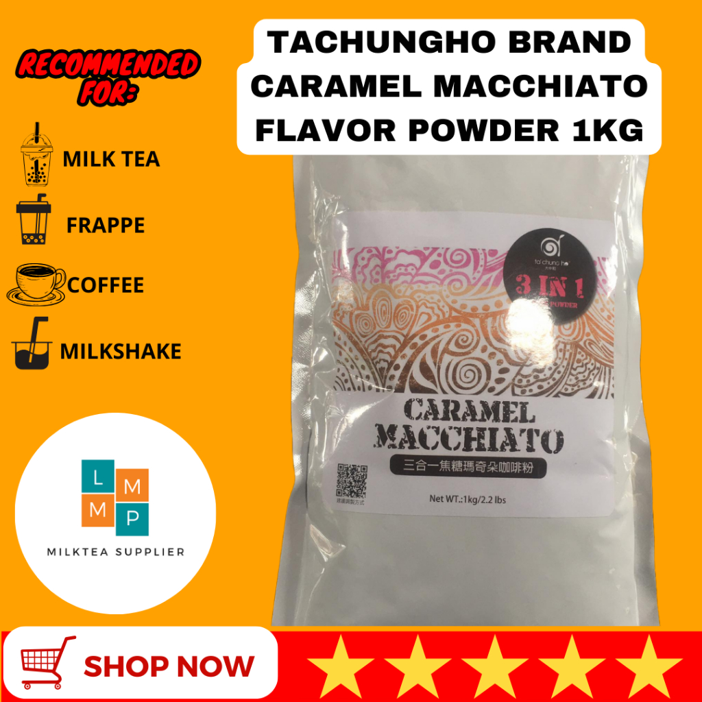 Caramel Macchiato Powder Ta Chung Ho Brand 1kg TCH Caramel Macchiato
