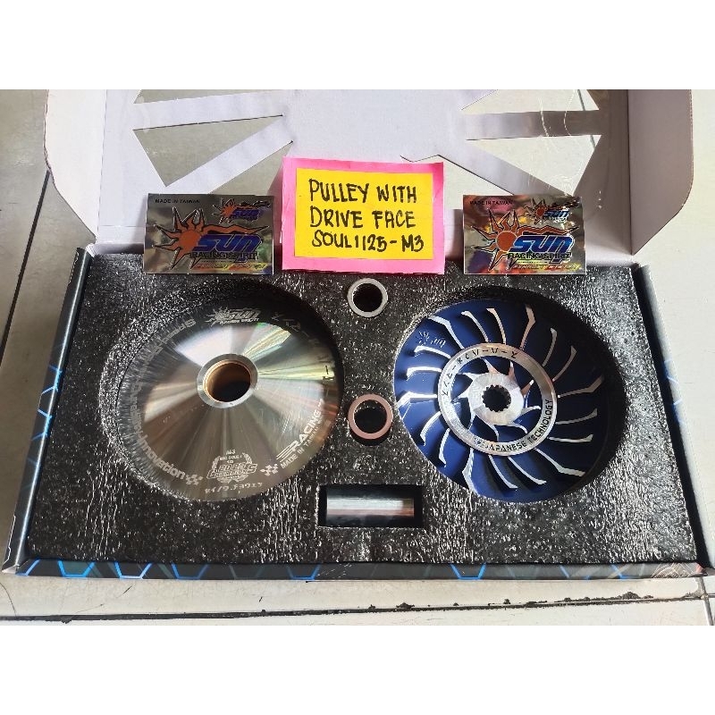 Sun racing Pulley w/Drive face for Yamaha m3,mioi125,souli125,GT ...