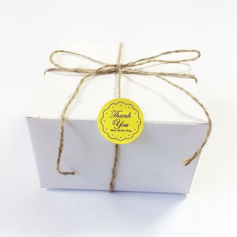 1Roll 500pcs Thank You tape Thankyou Flower Round Seal Sticker Tags ...