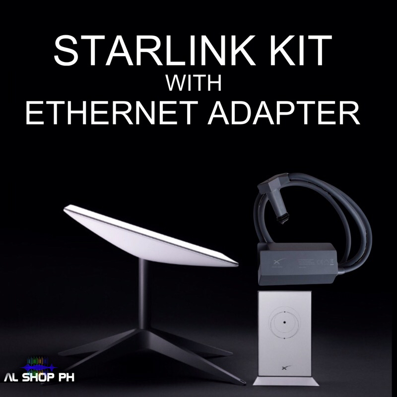 Starlink Set With Ethernet Adapter (BRAND NEW AND SEALED) | Shopee ...