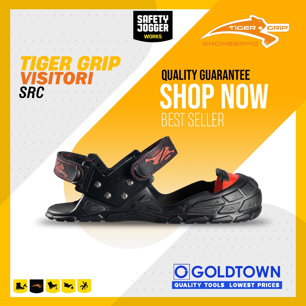 Safety Jogger Tiger Grip VISITOR Integral Original Safety Overshoes