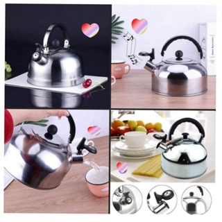 Luxury Thickened Flat Bottom 2.0l/2.5l Enamel Kettle Milk Teapot