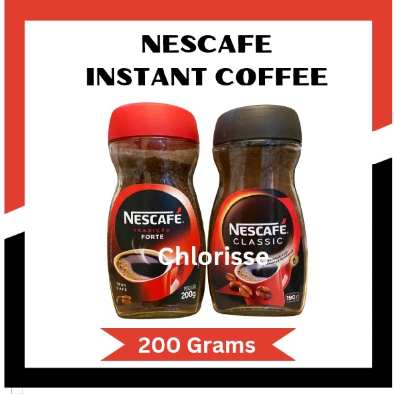 Nescafe Instant Coffee Classic/Forte 200 Grams (Imported Coffee Powder