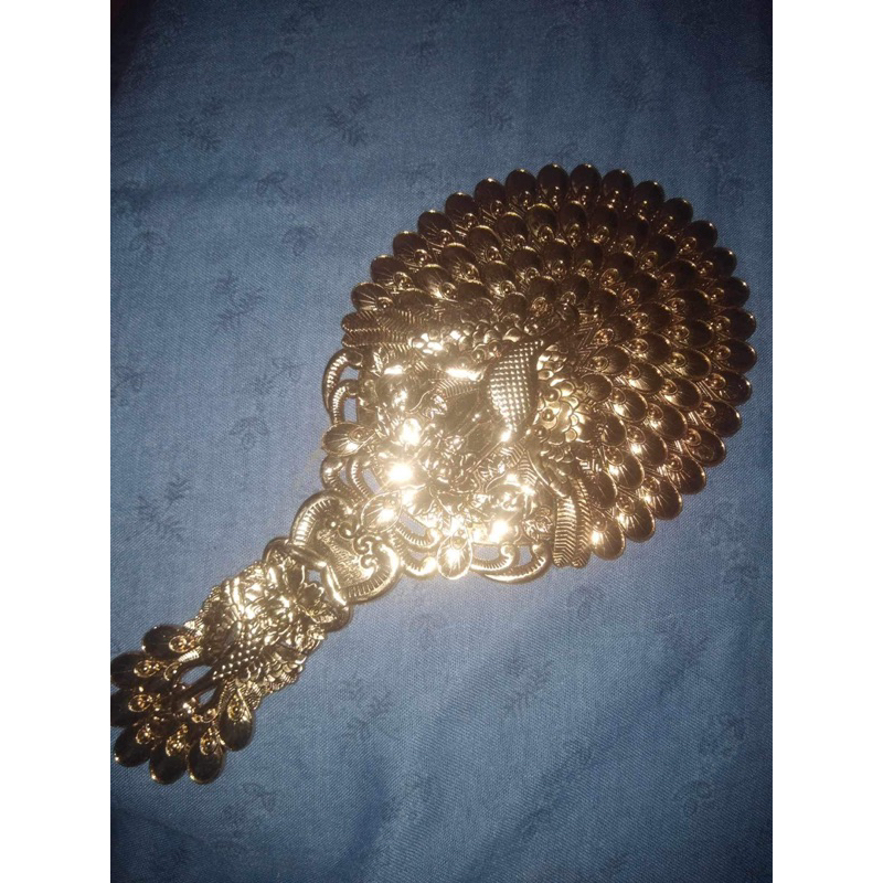 Hand Mirror Vintage Handheld Mirror with Handle Vanity Makeup Mirror