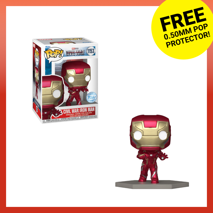 Marvel Civil War Captain America Civil War Iron Man 1153 Special Edition Funko Pop Vinyl Figure Shopee Philippines