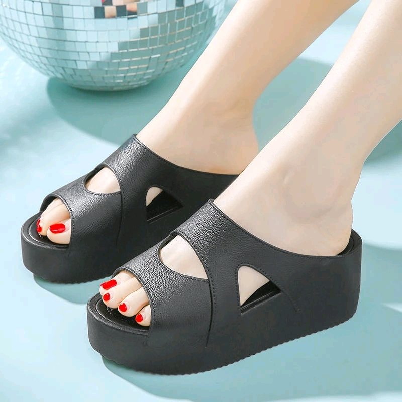 KOREAN SUMMER ladies thick sole wedge fashion sandals for women#2951-B ...