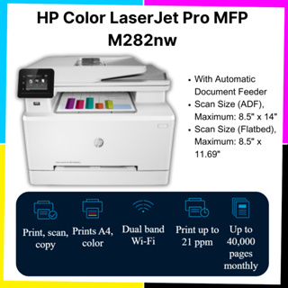 HP M282NW Color Laserjet Pro Multi Function Printer 7KW72A