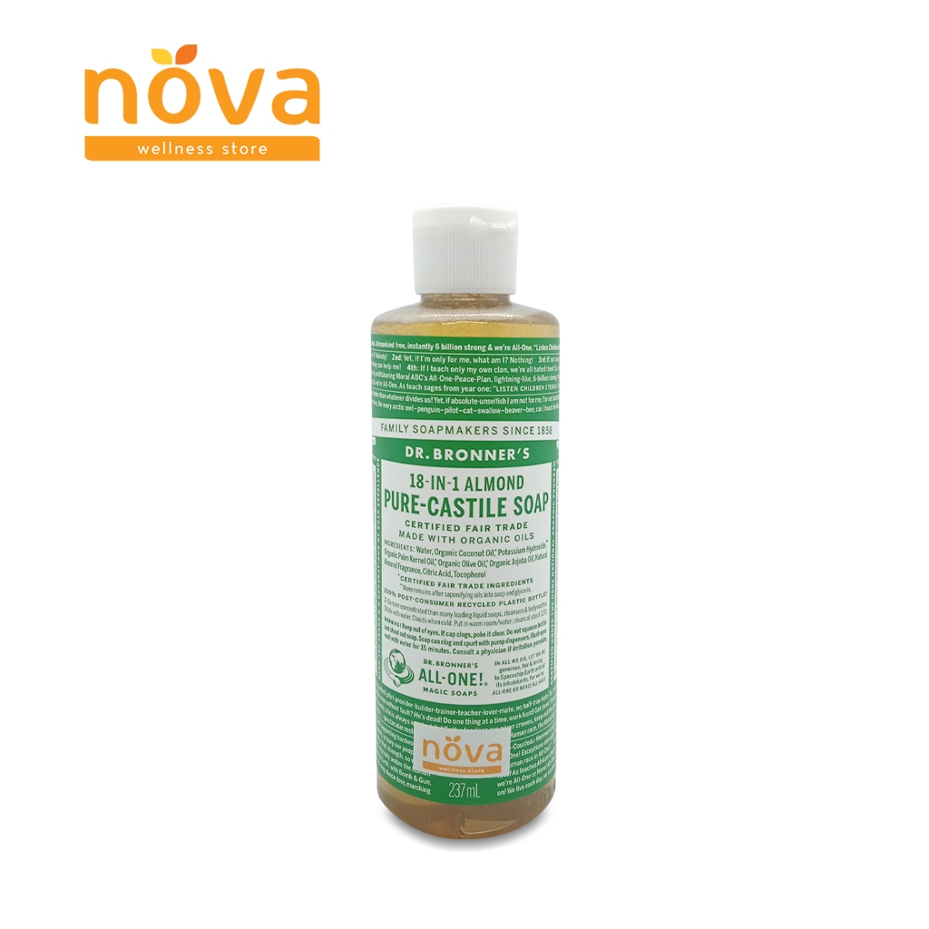 Dr. Bronner's 18In1 PureCastile Soap 237ml (bottle) Shopee Philippines