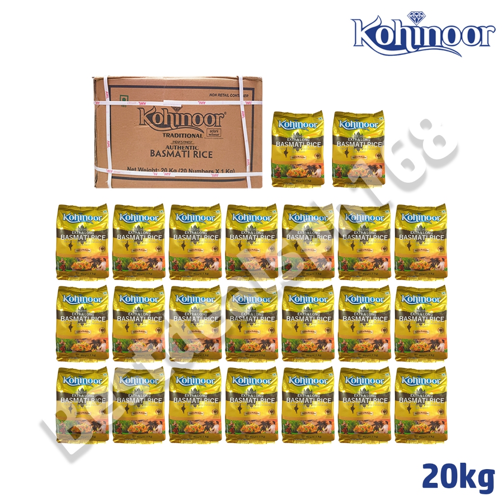 Kohinoor Extra long Basmati Rice (Gold) 20kg Shopee Philippines