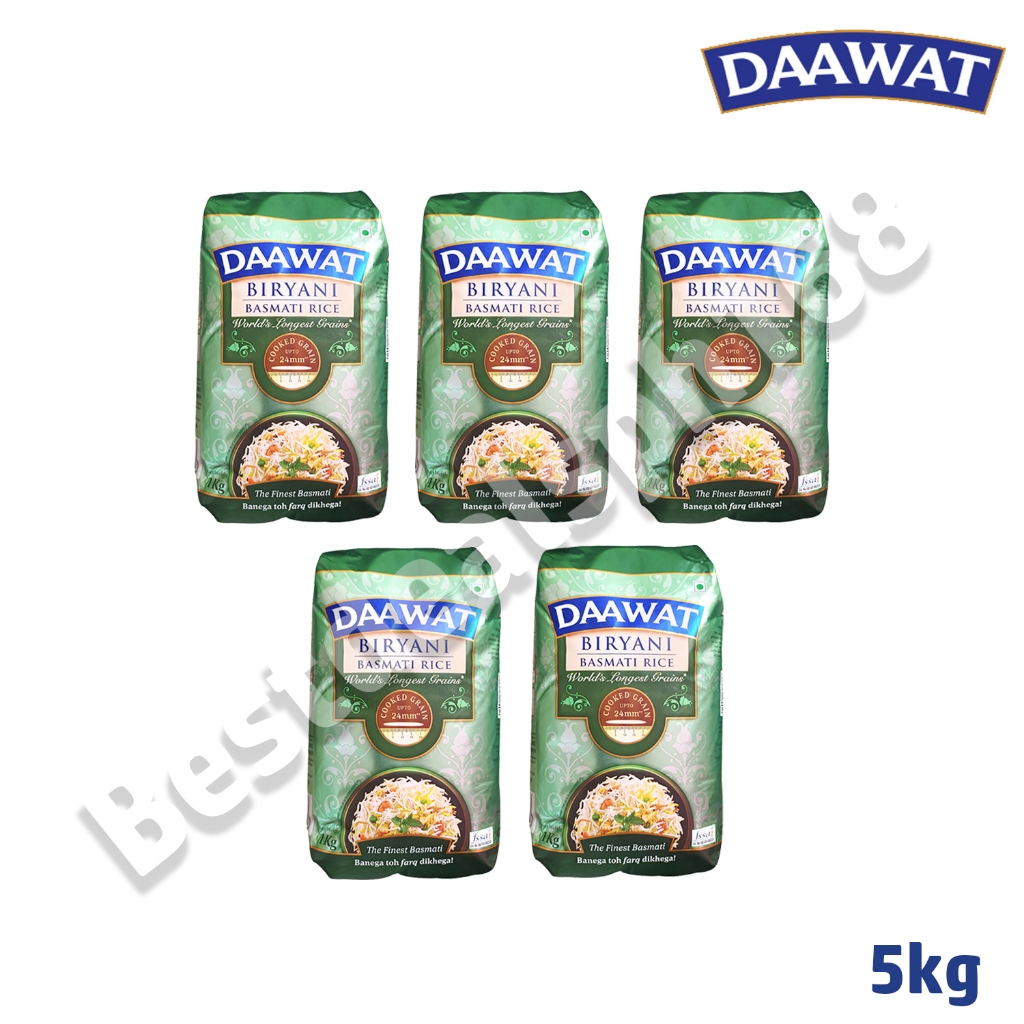 Daawat Biryani FInest Basmati Rice 5kg Shopee Philippines