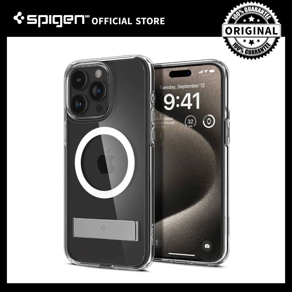 Spigen iPhone 16 Pro Max/ 15 Pro Max Case Ultra Hybrid S MagFit ...