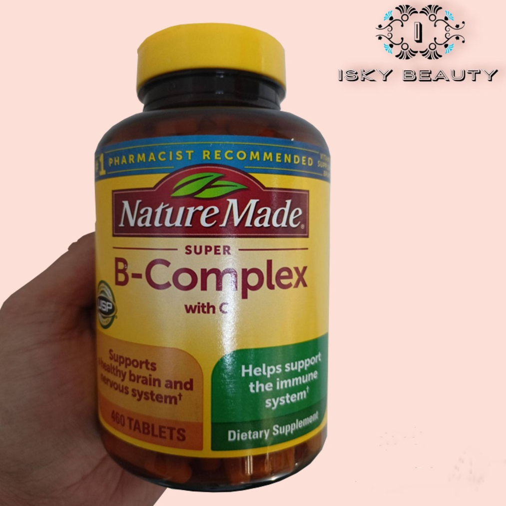 Nature Made SUPER B-COMPLEX With Vitamin C/460 Tablets | Shopee Philippines