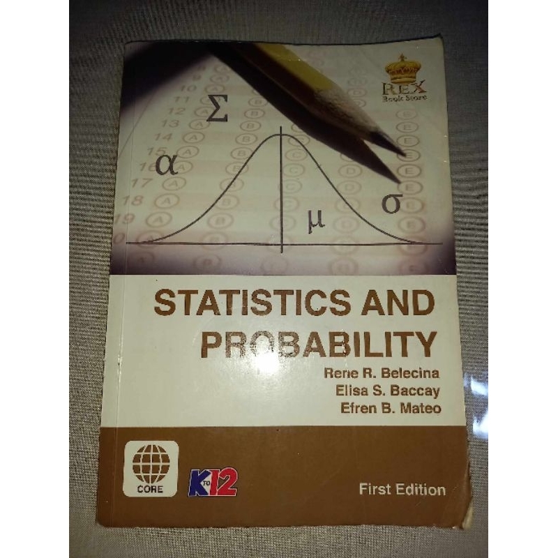 Statistics and Probability - REX Bookstore | Shopee Philippines