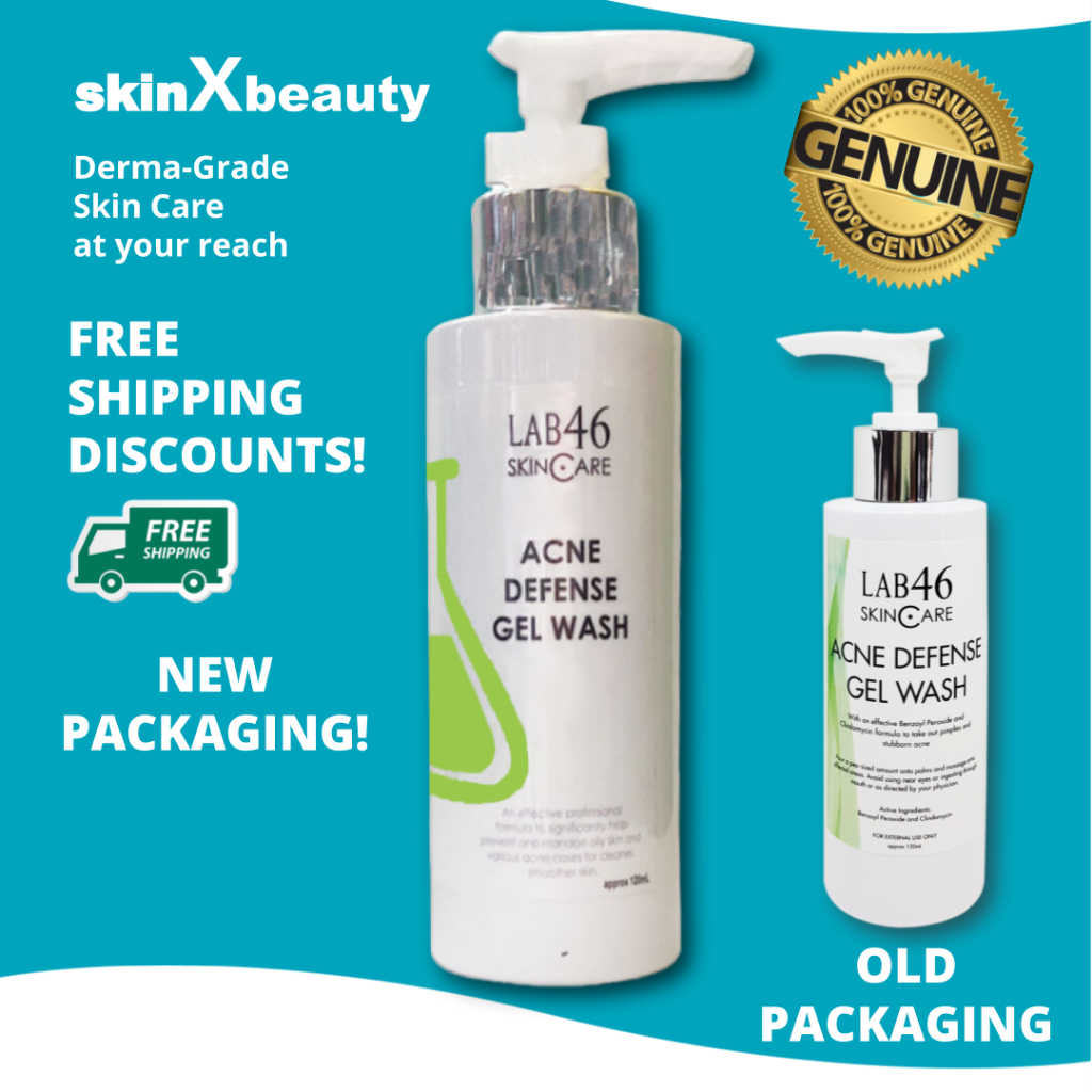 Lab46 Acne Defense Gel Wash DERMAGRADE ONHAND AUTHENTIC skincare skin