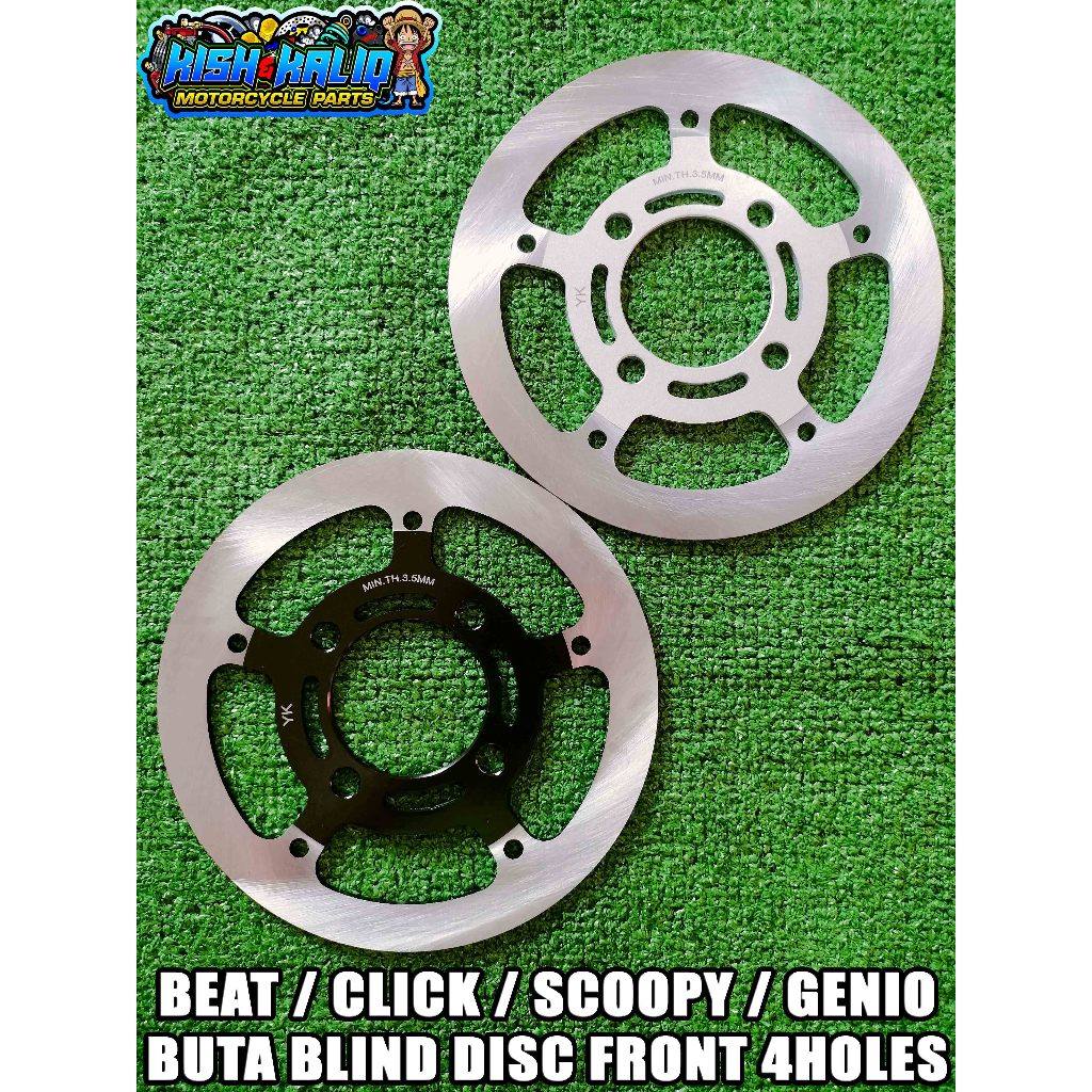 BUTA BLIND DISC FRONT 4 HOLES FOR HONDA BEAT / CLICK / SCOOPY / GENIO ...