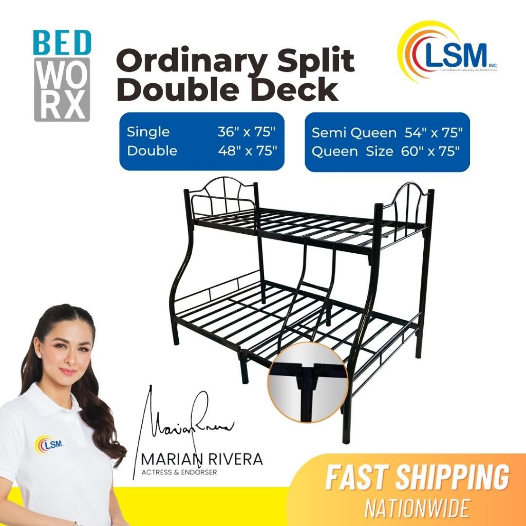LSM Ordinary Split Double Deck - Affordable, Easy-to-assemble split ...