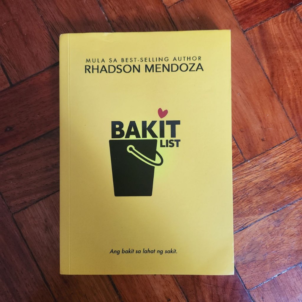 Bakit List by Rhadson Mendoza Book; Filipino Tagalog Shopee Philippines