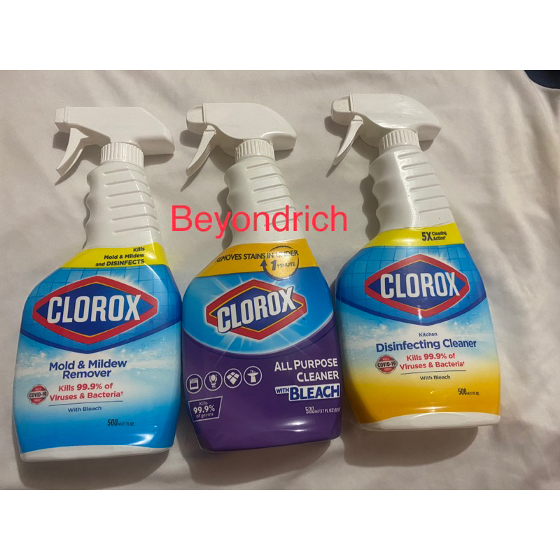 Clorox All Purpose Cleaner with Bleach/ Mold and Mildew Remover kills